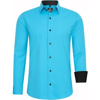 Rusty Neal pánska košela slim fit R-44 tyrkysová