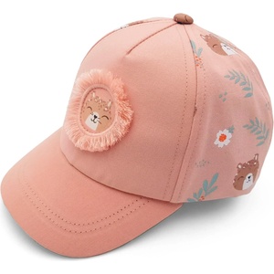 maximo Детска шапка с козирка Maximo Kids' Mini Girl Cap Tiger Hook-and-Loop Closure Cap - Dogwood / Multicolor - размер 49-51 cm (904-6355-0111)