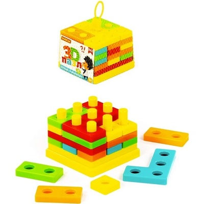 Polesie Vkladačka 3D puzzle