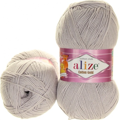 Alize Cotton Gold pastelově šedá 533