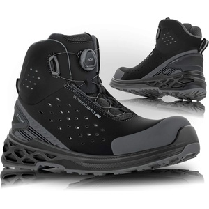 VM Footwear Vm footwear berlin 3660-s1psboa / Предпазни ботуши до глезена s1 ps fo esd sr, система boa - черни 46 (3660-s1psboa-46)