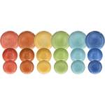 Tognana Сервиз за хранене madison kaleido, 6 цвята, 18 части (mc07018m145a)