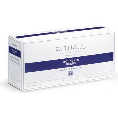 Althaus Черен чай Althaus - Голям пакет Планински билки 60 г