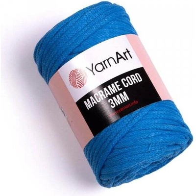 YarnArt Macrame Cord 3mm Barva: Macrame Cord 3mm 786 modrá