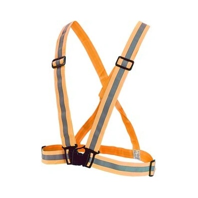 CXS Reflexní elastický KŘÍŽ CROSS, oranžový Velikost: UNI