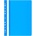Office Products Папка Office Products с прозрачно лице европерф, синя (06083-А-СИН)
