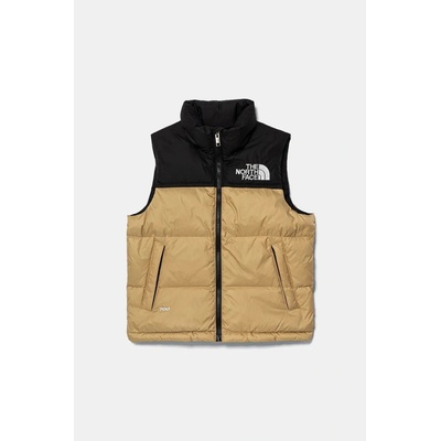 The North Face Dětská péřová vesta TEEN 1996 RETRO NUPTSE VEST zelená NF0A8A4BLK51