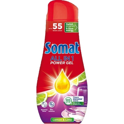 Somat All in 1 Lemon & Lime gel do myčky 55 PD – Zbozi.Blesk.cz