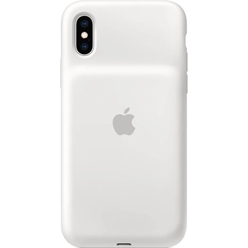 Apple Smart Battery Case - оригинален кейс с вградена батерия за iPhone XS (бял)