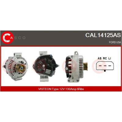 CASCO Alternátor 12V 125A s kolem