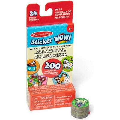 Melissa & Doug Melissa & Doug Sticker Wow náplně samolepek zvířátka