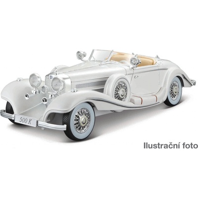 Maisto 1936 Mercedes Benz 500 K Typ Special roads termetal šedá 1:18