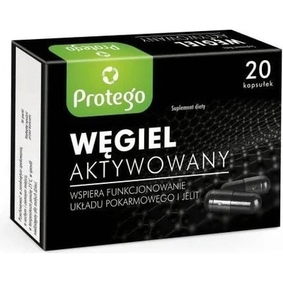 Protego Activated Charcoal 20 kapsúl