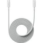 Xiaomi Кабел Xiaomi 6A Braided Cable (BHR087AGL), от USB C(м) към USB C(м), 2m, 120W, бял (BHR087AGL)