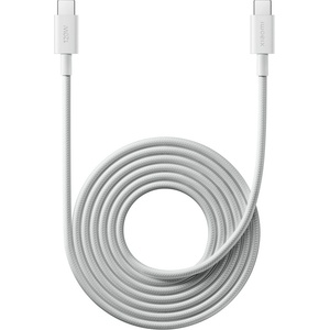 Xiaomi Кабел Xiaomi 6A Braided Cable (BHR087AGL), от USB C(м) към USB C(м), 2m, 120W, бял (BHR087AGL)