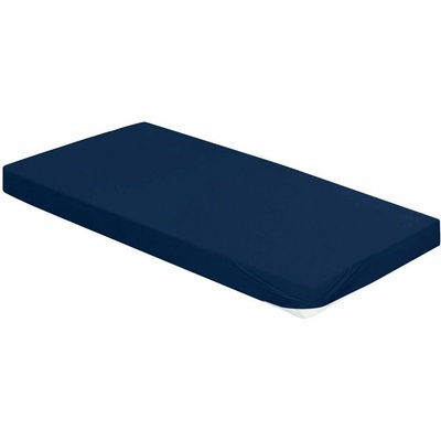 Bierbaum Jersey prostěradlo tmavě modré 90x200