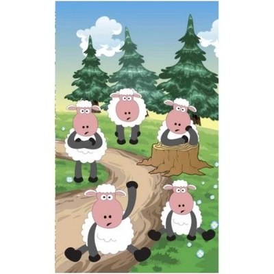 DIMEX ART Флизелинов фототапет овце 150 x 250 см