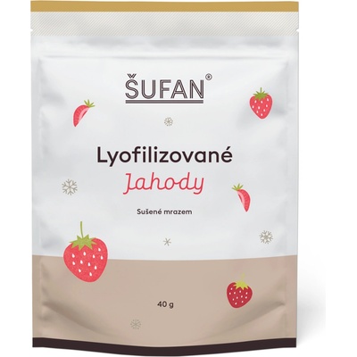 Šufan Jahody lyofilizované 40 g – Zboží Dáma