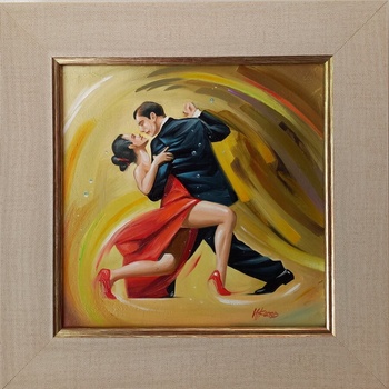 Image 1 of Картина с танцуваща двойка " Аржентинско танго"