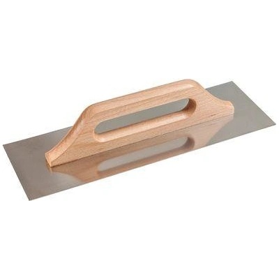 Hladítko Strend Pro Premium, HardWood, drevená rúčka, 270x130 mm, rovné, 0,7 mm, nerez