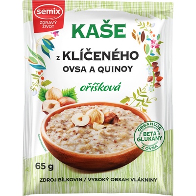 Semix Kaše z klíčeného ovsa a quinoy Oříšková bez lepku 65 g