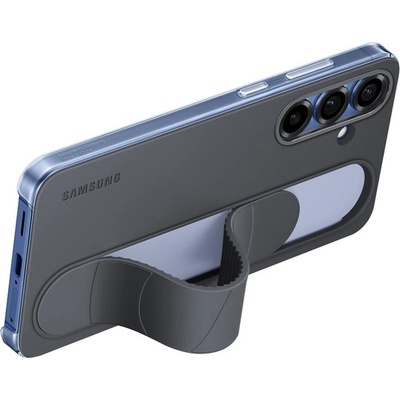 Samsung Оригинален калъф Samsung за Galaxy S25 Plus, Standing Grip Cover, Черен, EF-GS936CBE (8806095867762)