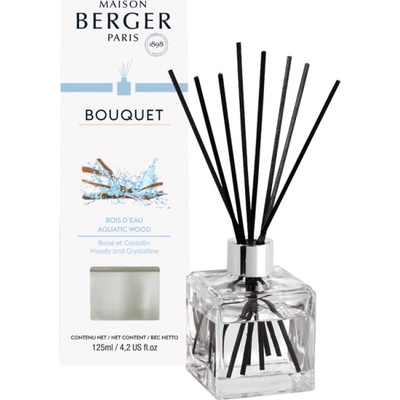Maison Berger Paris Cube Scented Bouquet Aquatic wood aróma difúzor s náplňou 125 ml