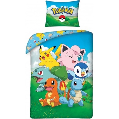 Halantex bavlna obliečky Pokémoni motív Best team 70x90 140x200