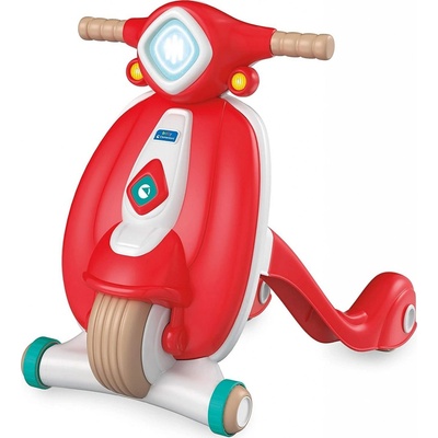 CLEMENTONI BABY Chodítko Scooter Vespa červené
