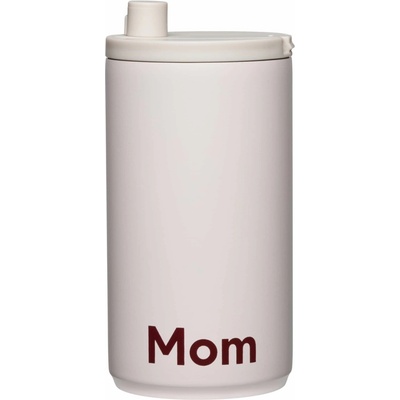 Desing Letters Cestovný termo hrnček 350 ml Beige Mom