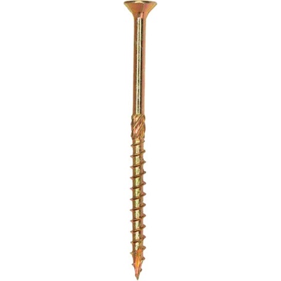Konstrukční tesařský vrut 6x100mm TORX T30 Zn zápustná hlava, 100ks