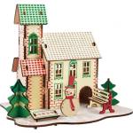 Woodcraft construction kit Woodcraft Дървен 3D пъзел Зимна къща (HD05)