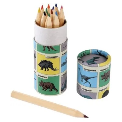 Rex London - Цветни моливи в кутия - Праисторическа земя (28677)