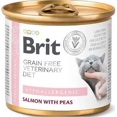 Brit Veterinary Diet Hypoallergenic Salmon & Pea 200 g