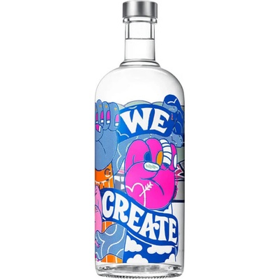 Absolut Together Pink Hand Limited Edition 40% 1 l (čistá fľaša)