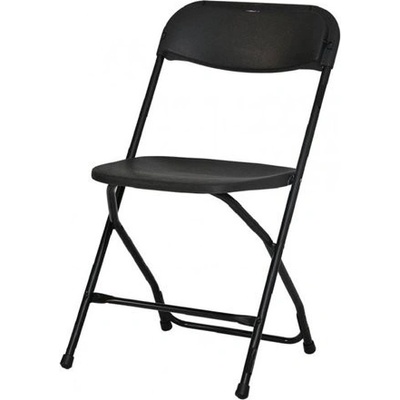 ZOWN Plastová skládací židle ALEX CHAIR - černá GC-52B