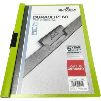 DURABLE Клипборд DURABLE Duraclip A/4 до 60 листа зелен 220905 (220905)