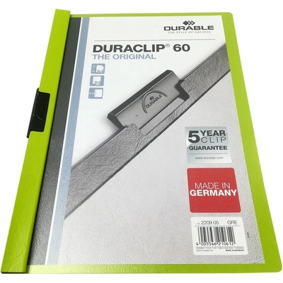 DURABLE Клипборд DURABLE Duraclip A/4 до 60 листа зелен 220905 (220905)