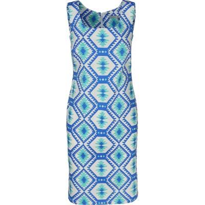 Perso Woman's Comfortable sleveless dress with print