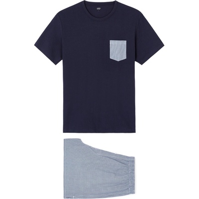 Celio pánske pyžamo GIPYSHORT tmavo modrá
