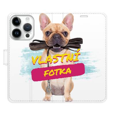 Flip pouzdro iSaprio - Apple iPhone 15 Pro s vlastním motivem a kapsičkami na karty (Flip knížkové pouzdro, kryt, obal iSaprio - Apple iPhone 15 Pro s vlastním potiskem, 360° ochrana telefonu, přihrád