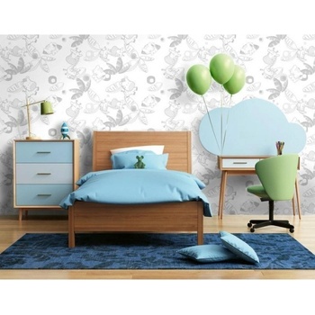 DIMEX ART s. r. o Луксозна флизелинова тапета сиви жирафи