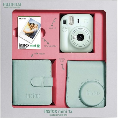 Fujifilm Instax Mini 12 Bundle Box Mint Green