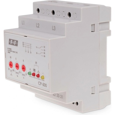 CP-500 - Napäťové relé bez N vodiča, 3x 500V, 2x 8A