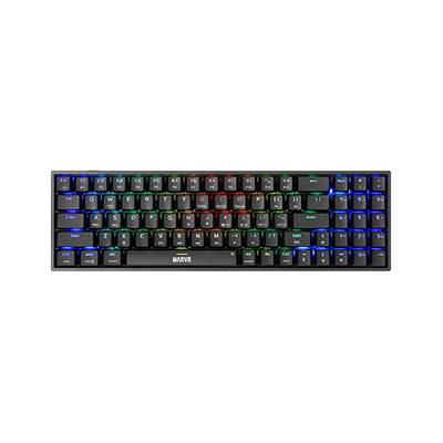 Marvo SHOGO 78, klávesnica US, herná, drôtová (USB), čierna, mechanická, podsvietenie KG956