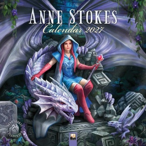 Flame Tree Publishing Anne Stokes Wall Calendar 2027 (Art Calendar) | WALL