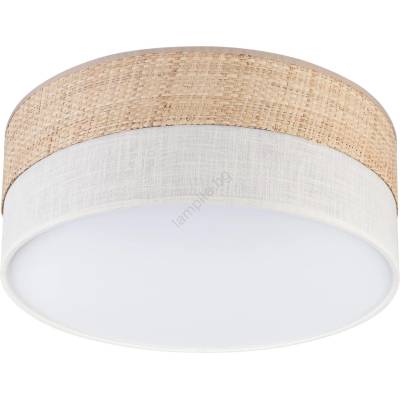 LAMKUR Led таванно осветително тяло sirja boho led/20w/230v Ø 35 см бежово/кремаво (la59846)