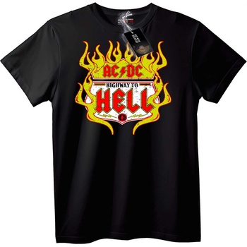 NOONEBRAND Тениска AC/DC Магистрала към ада - L, Black