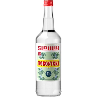 Slovlik Borovička Slovenská 40% 0,7 l (čistá fľaša)