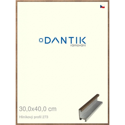 DANTIK rám na obraz 30 x 40 Dýha wenge